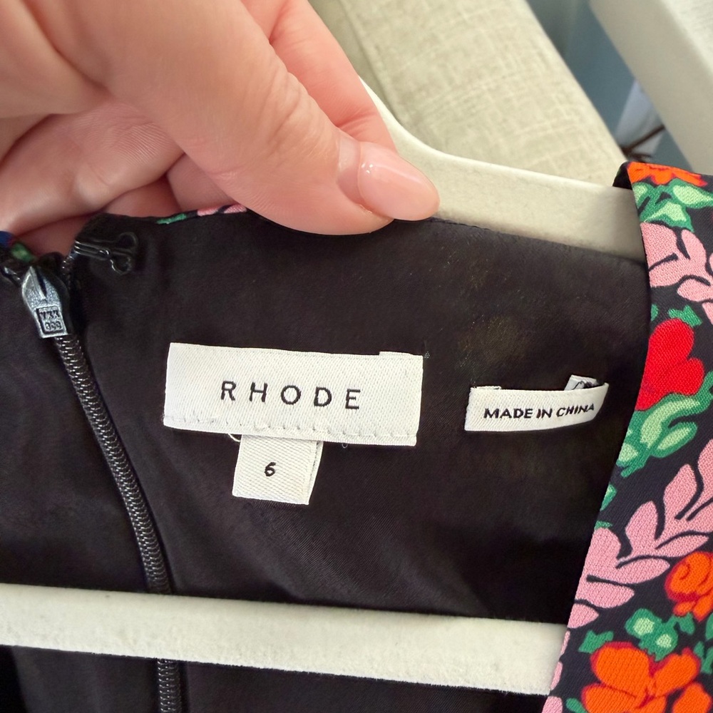 RHODE Colorful Wave Pattern Mini Dress - Picture 9 of 9